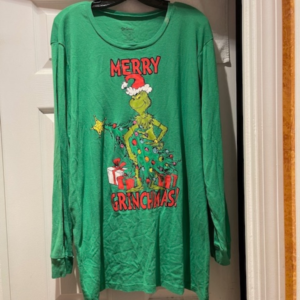 Grinch Merry Christmas shirt sz 3X